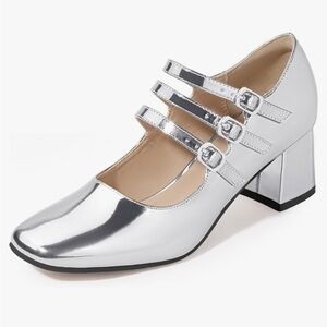 IDIFU - Mary Jane 3 strap Block Heels size 8.5 NEW